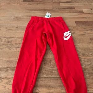 Nike Kids Red Sweatpants